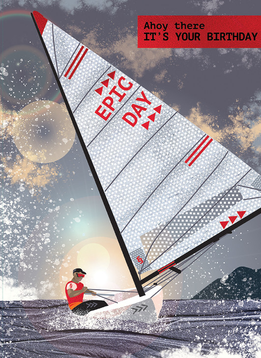 Extreme Sailing | Birthday Greeting Card | CARTE