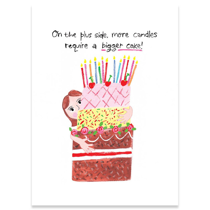 Bigger Cake | Birthday Greeting Card | CARTE