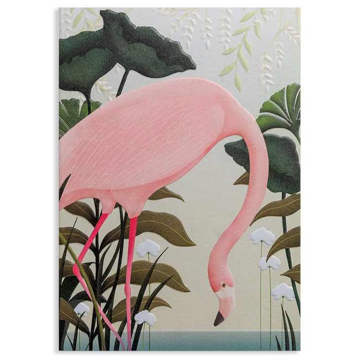 Flamingo | Blank Greeting Card | LAGOM