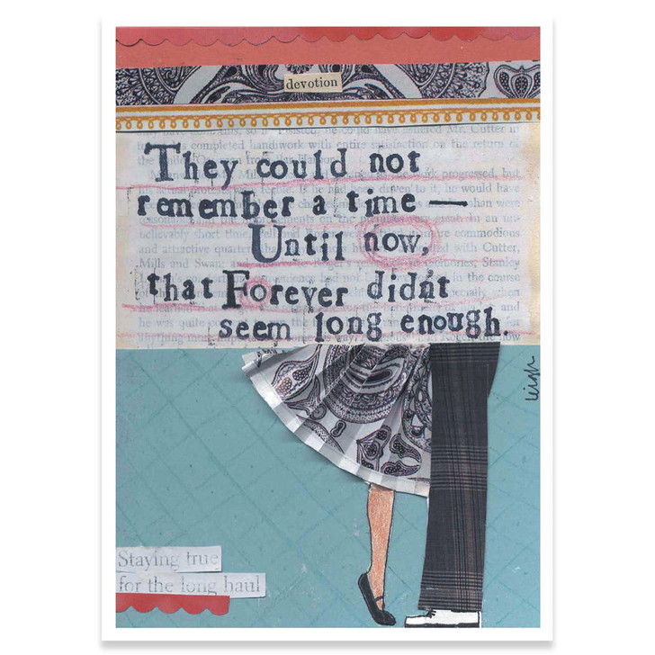 Forever | Love Greeting Card | CURLY GIRL