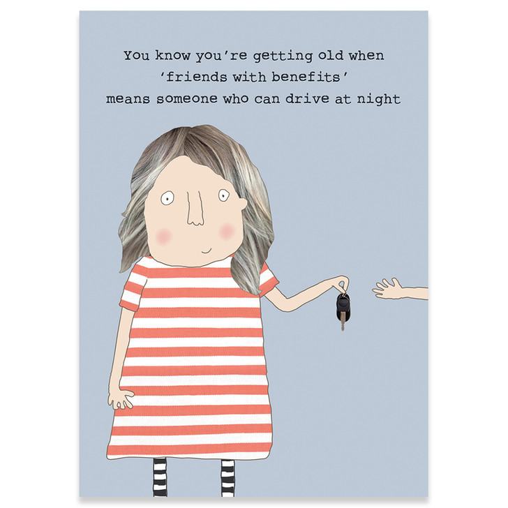 Friends With Benefits | Birthday Greeting Card | ROSIE MADE A THING