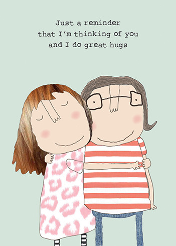 Great Hugs | Friendship Greeting Card | ROSIE MADE A THING
