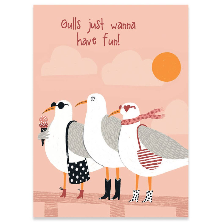 Gull Friends | Birthday Greeting Card | CARTE