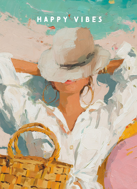 Happy Vibes | Birthday Greeting Card | J&M MARTINEZ