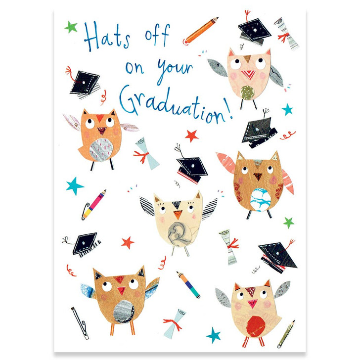 Hats Off | Graduation Greeting Card | CARTE