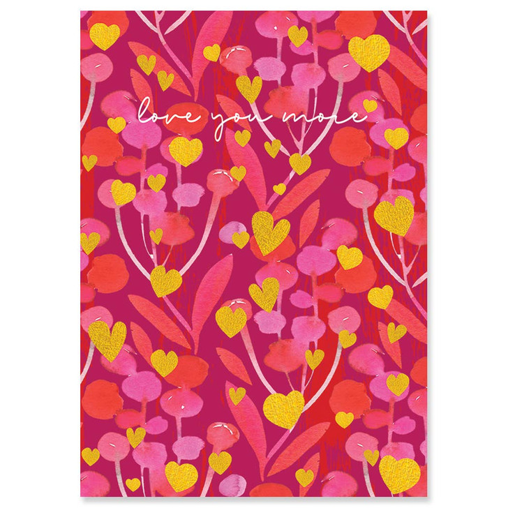 Hearts Of Gold | Valentine's Day Greeting Card | J&M MARTINEZ