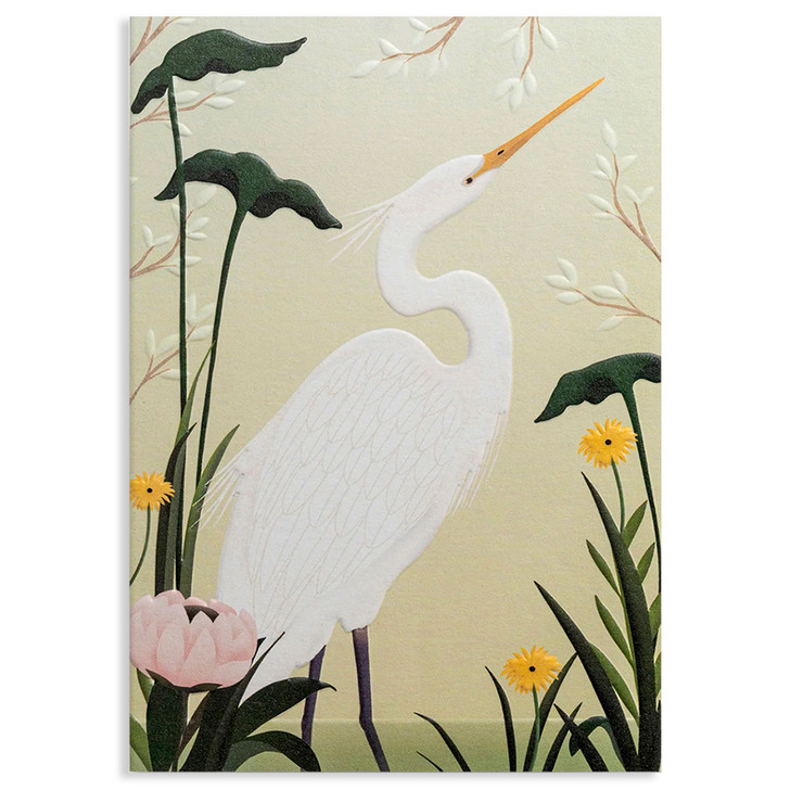 Heron | Blank Greeting Card | LAGOM