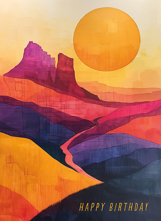 High Desert | Birthday Greeting Card | J&M MARTINEZ