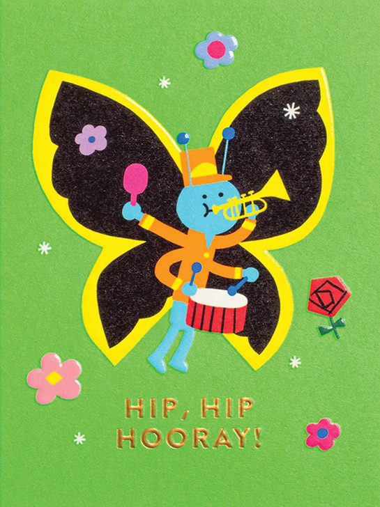 Hip Hip Butterfly Congrats | Greeting Card | LAGOM