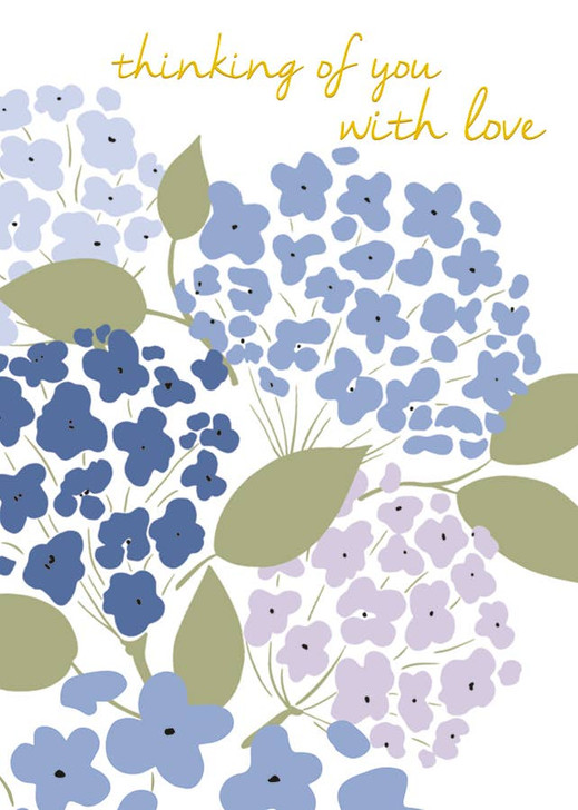 Hydrangea | Sympathy Greeting Card | J&M MARTINEZ