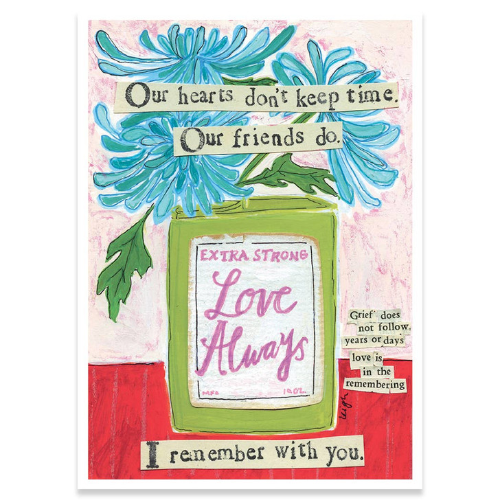 I Remember With You | Sympathy Greeting Card | CURLY GIRL