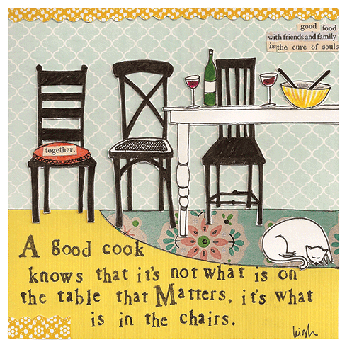 In The Chairs | Support And Encouragement Greeting Card | CURLY GIRL