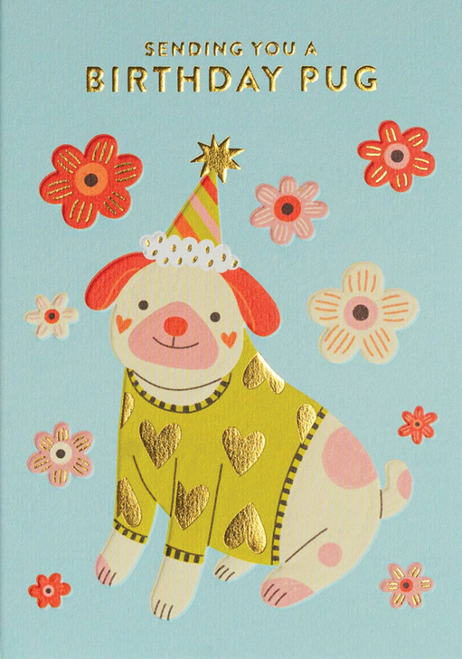 Birthday Pug | Birthday Greeting Card | LAGOM