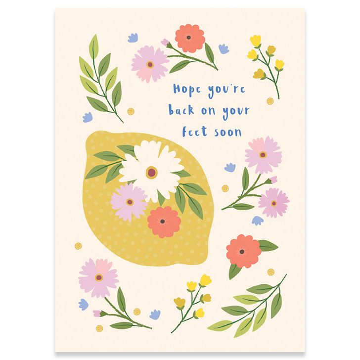 Lemon | Get Well Greeting Card | CARTE