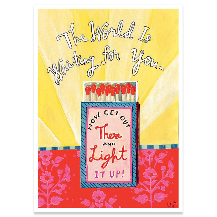 Light It Up | Support Greeting Card | CURLY GIRL