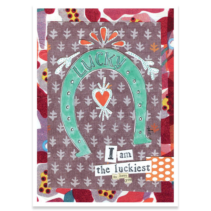 Luckiest Celebrate | Greeting Card | CURLY GIRL