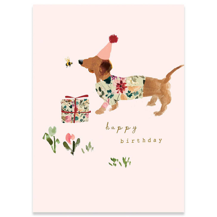 Meadow Dog | Birthday Greeting Card | CARTE