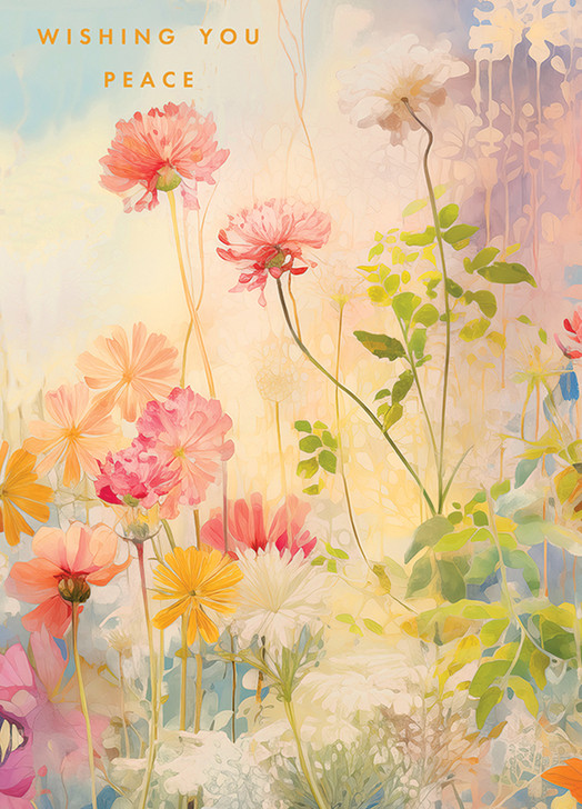 Meadow Under A Blue Sky | Sympathy Greeting Card | J&M MARTINEZ