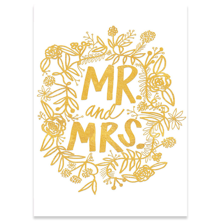 Mr & Mrs | Wedding Greeting Card | CARTE