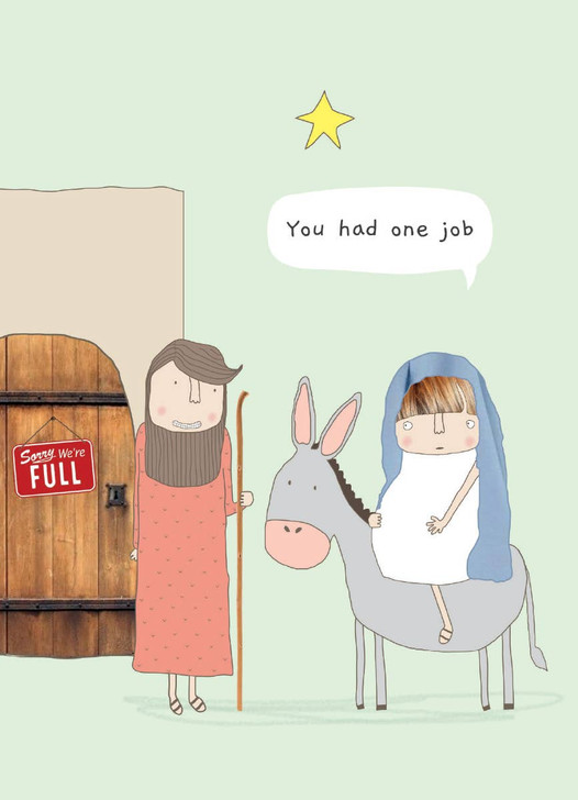 One Job | Holiday Greeting Card | CARTE