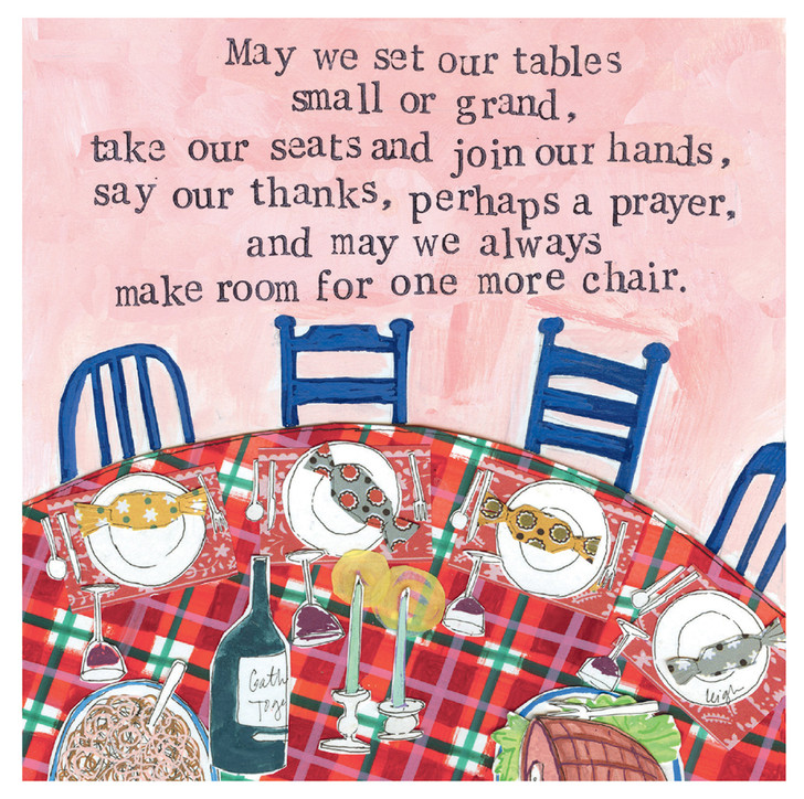 [BOXED SET] One More Chair | Holiday Greeting Cards | CURLY GIRL