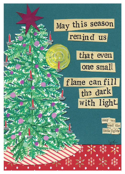 [BOXED SET] One Small Flame | Holiday Greeting Cards | CURLY GIRL