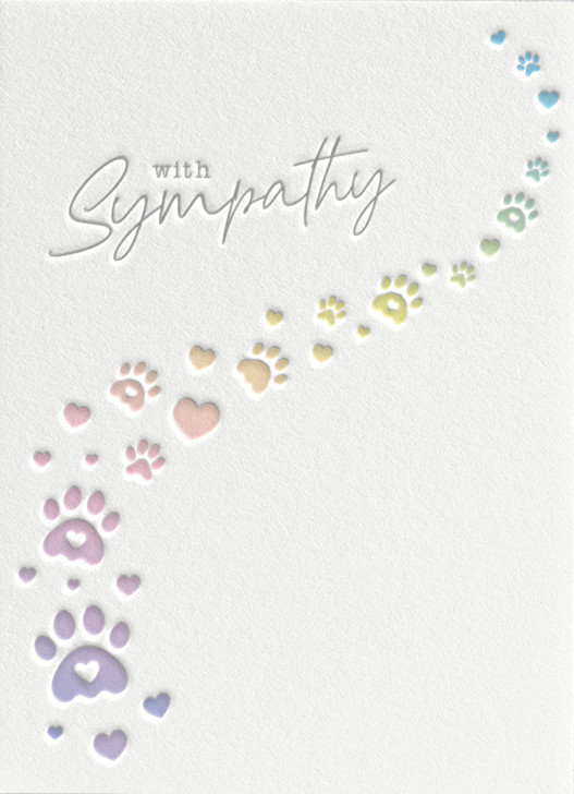 Paws | Pet Sympathy Greeting Card | HEYYY