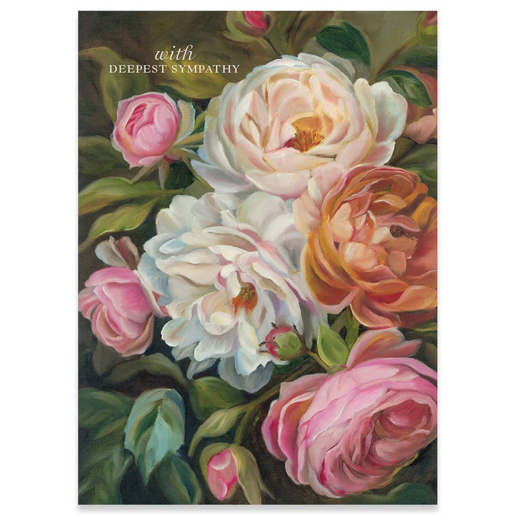 Peony Bunch | Sympathy Greeting Card | CARTE