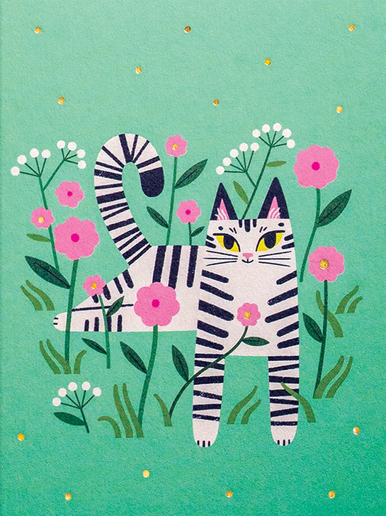 Pink Meadow | Blank Greeting Card | LAGOM