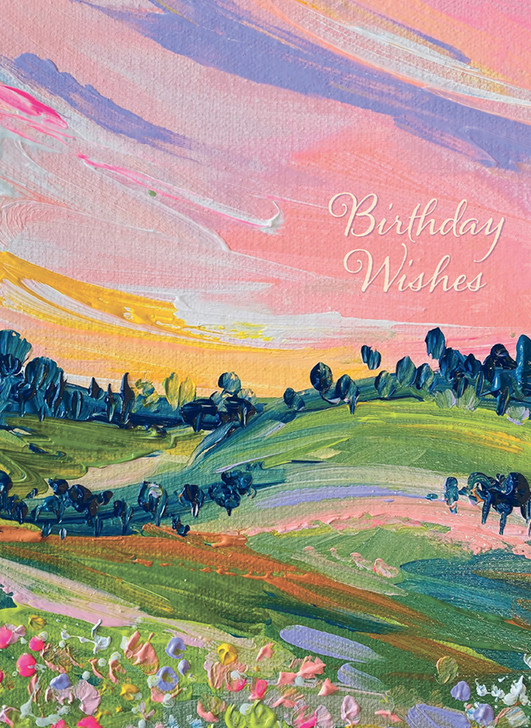 Pink Sky | Birthday Greeting Card | CARTE