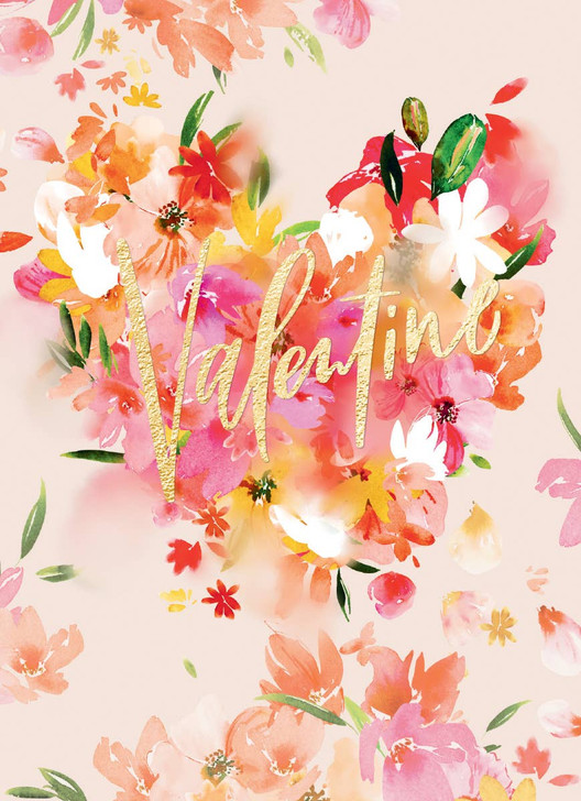 Pink Watercolor | Valentine's Day Greeting Card | CARTE