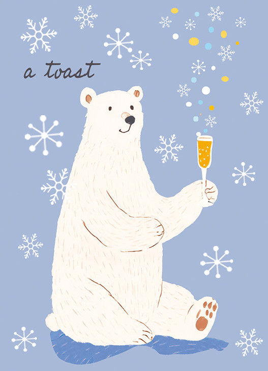 Polar Bear New Year | Holiday Greeting Card | J&M MARTINEZ