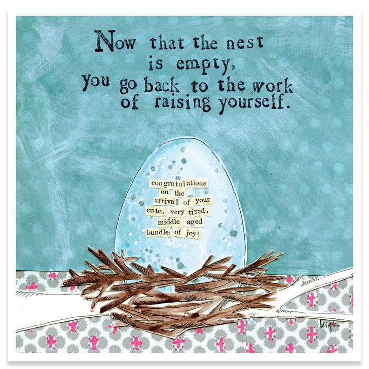 Raising Yourself | Support And Encouragement Greeting Card | CURLY GIRL