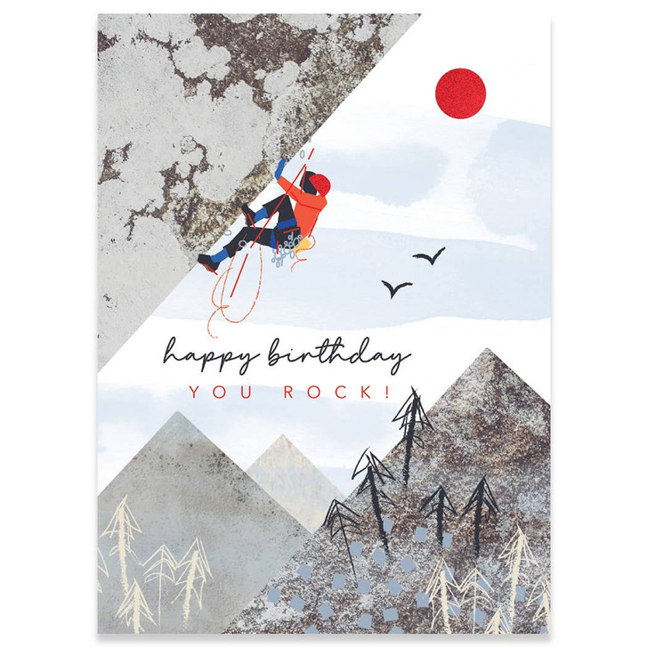 Rock Climber | Birthday Greeting Card | CARTE