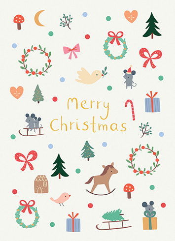 Rocking Horse | Holiday Greeting Card | CARTE