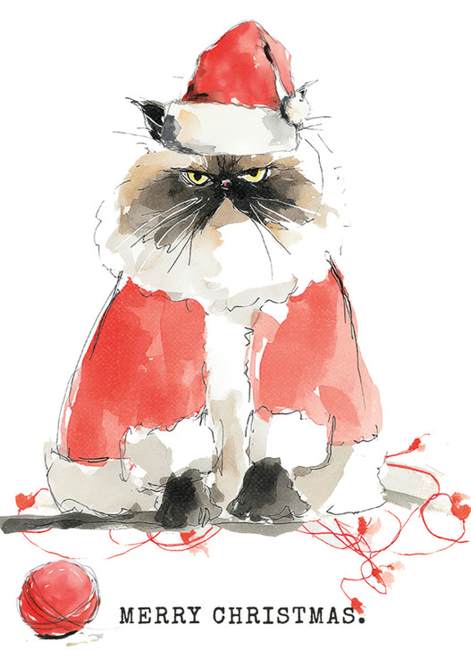 [BOXED SET] Santa Cat | Holiday Greeting Cards | J&M MARTINEZ
