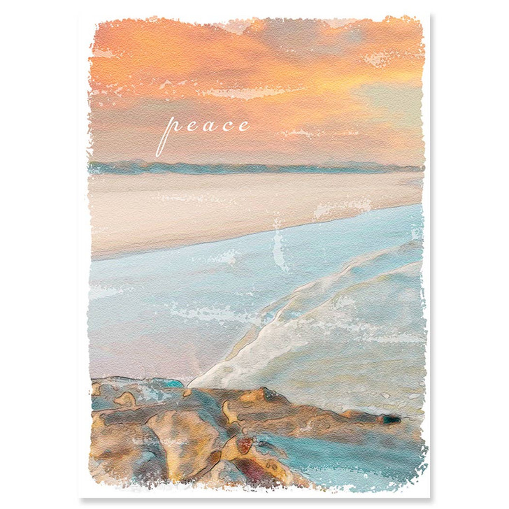 Shoreline | Sympathy Greeting Card | J&M MARTINEZ