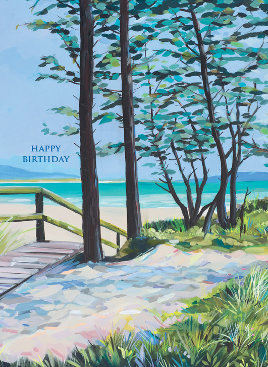 Silver Bay Beach | Birthday Greeting Card | CARTE