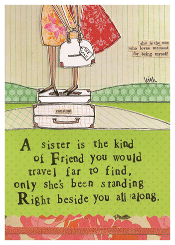 Sister Celebrate | Greeting Card | CURLY GIRL