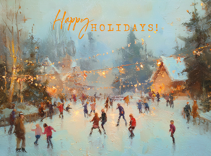 [BOXED SET] Skating | Holiday Greeting Cards | J&M MARTINEZ