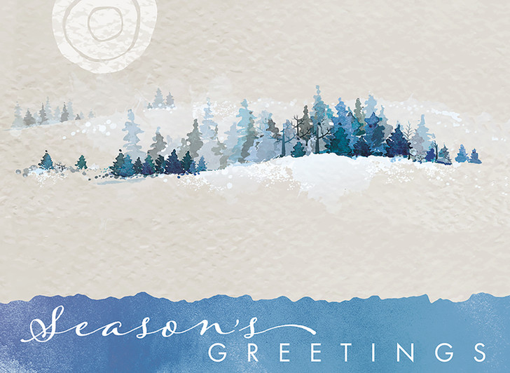 [BOXED SET] Snow Landscape | Holiday Greeting Cards | J&M MARTINEZ