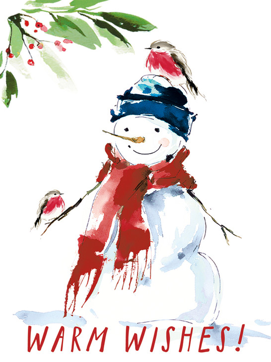 Snowman | Holiday Greeting Card | J&M MARTINEZ