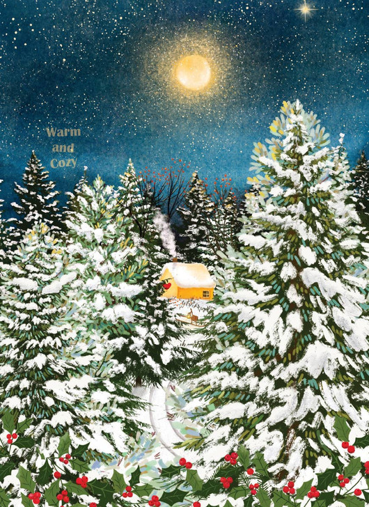 [BOXED SET] Snowy Trees | Holiday Greeting Cards | CARTE