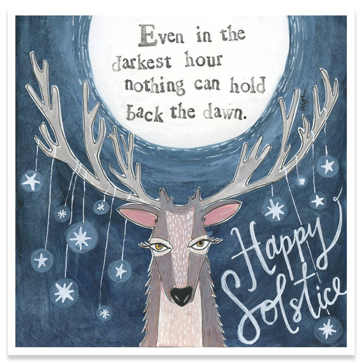 [BOXED SET] Solstice | Holiday Greeting Cards | CURLY GIRL