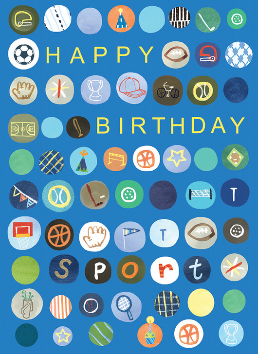 Sports | Birthday Greeting Card | CARTE
