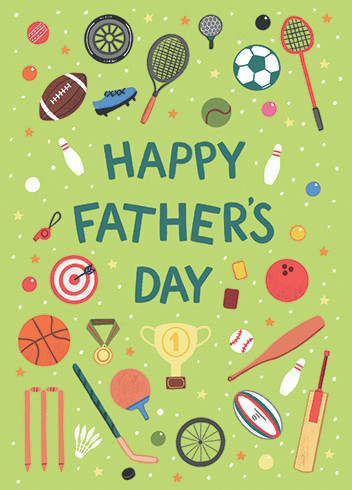 Sports | Father's Day Greeting Card | CARTE