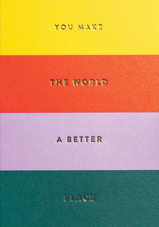 Stripes World | Friendship Card | LAGOM