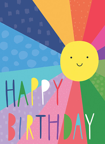 Bright Sunshine | Birthday Greeting Card | CARTE