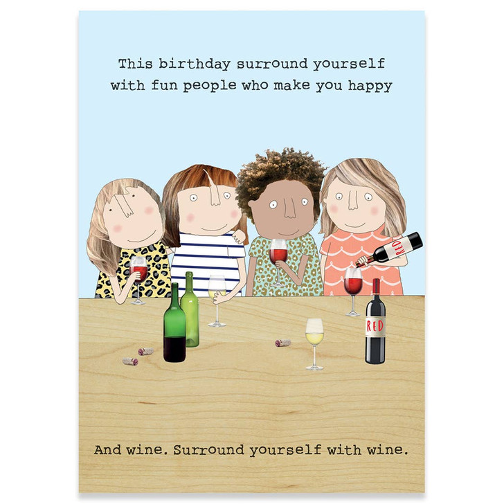 Surround Yourself | Birthday Greeting Card | ROSIE MADE A THING