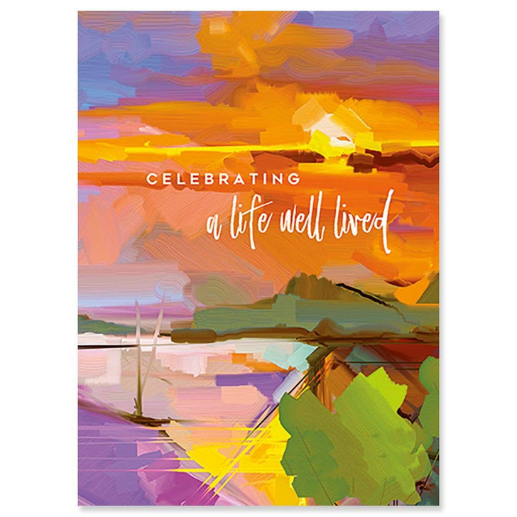 Sy Well Lived | Sympathy Greeting Card | J&M MARTINEZ